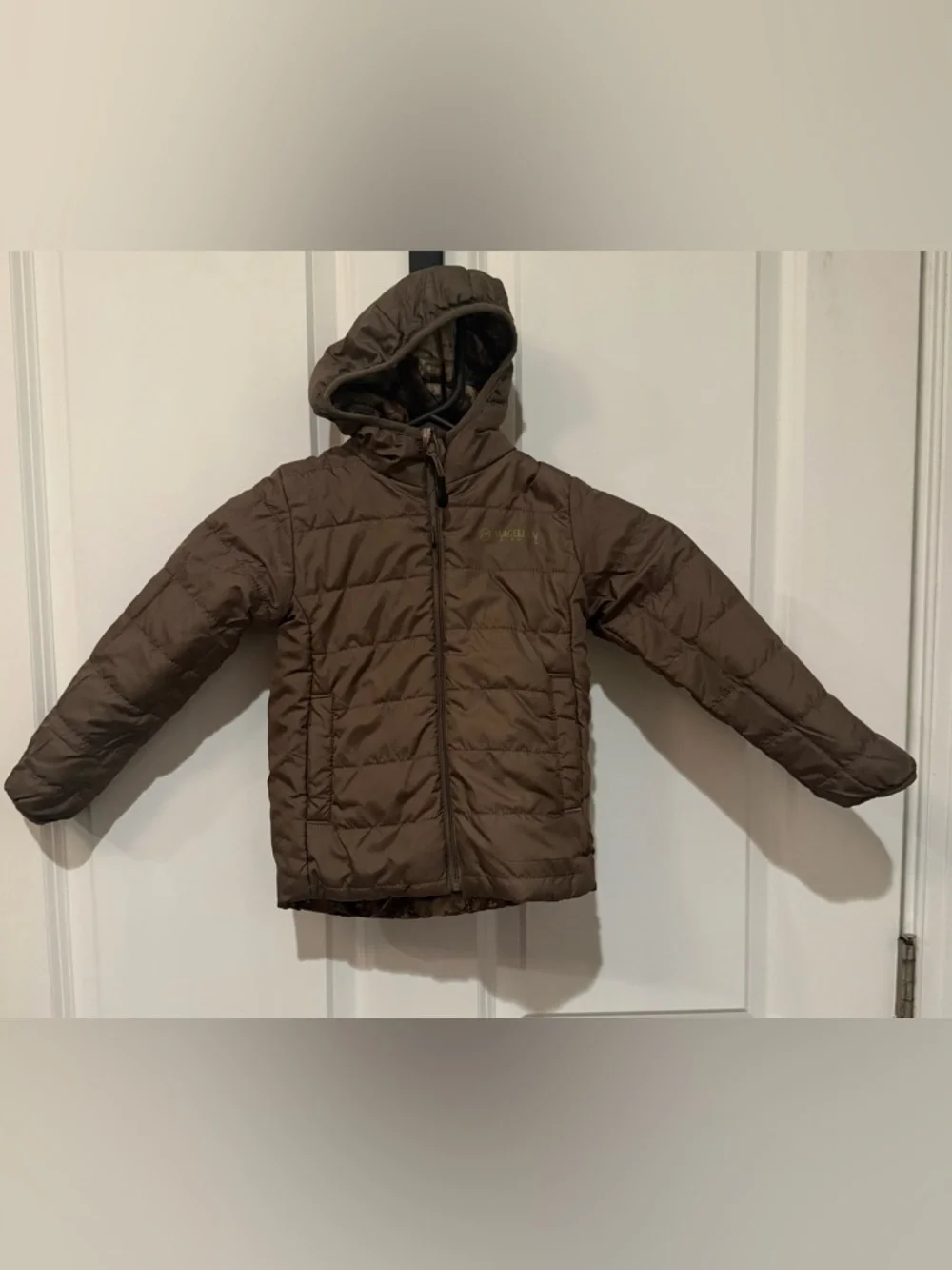 Magellan Realtree APX Outdoors Camo/Brown Reversible Puffer Jacket